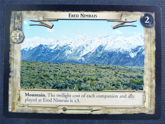 Ered Nimrais 4 U 343 - LotR Cards #2RW