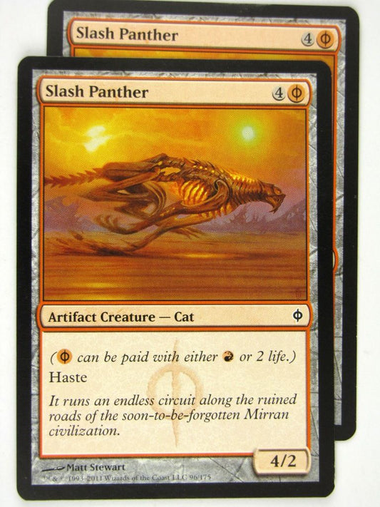 MTG Magic: the Gathering Cards: SLASH PANTHER x2: NPH