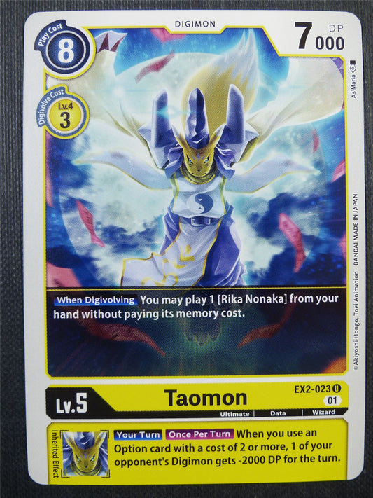 Taomon EX2 - Digital Hazard - Digimon Card #4KS