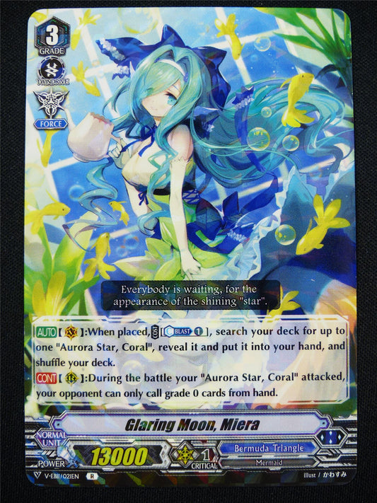 Glaring Moon Miera V-EB11 R - Vanguard Card #UQ