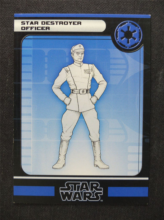 Star Destroyer Officer 40/60 - Star Wars Miniatures Spare Cards #9G