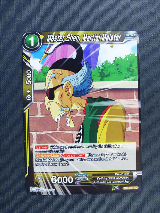 Master Shen Martial Meister UC - Dragon Ball Super Cards #2RN