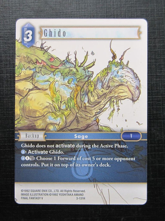 GHIDO 3-131H - Final Fantasy Card #