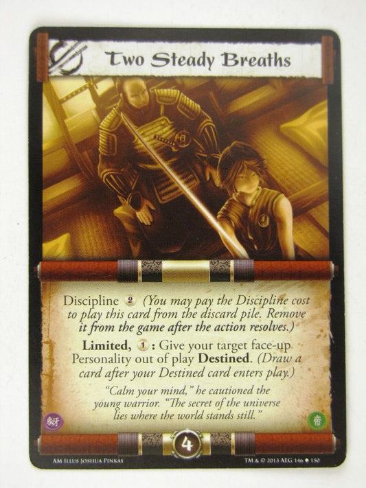 L5R Cards: Aftermath: TWO STEADY BREATHS # 14H70