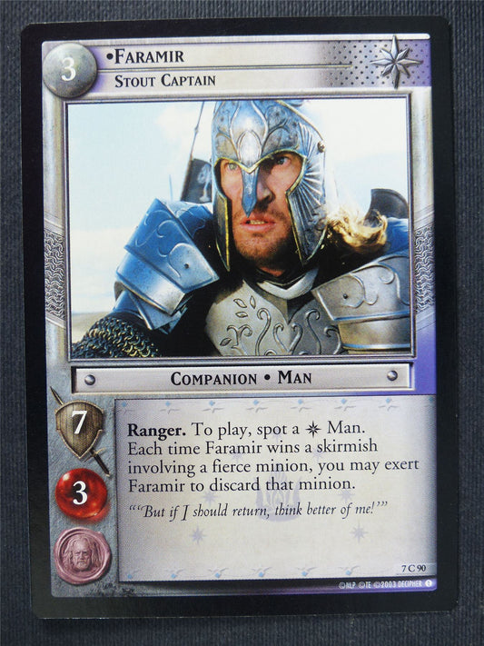 Faramir 7 C 90 - LotR Cards #3LH