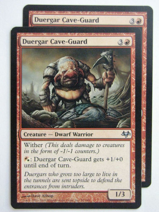MTG Magic Cards: DUERGAR CAVE-GUARD x2 # 23D78