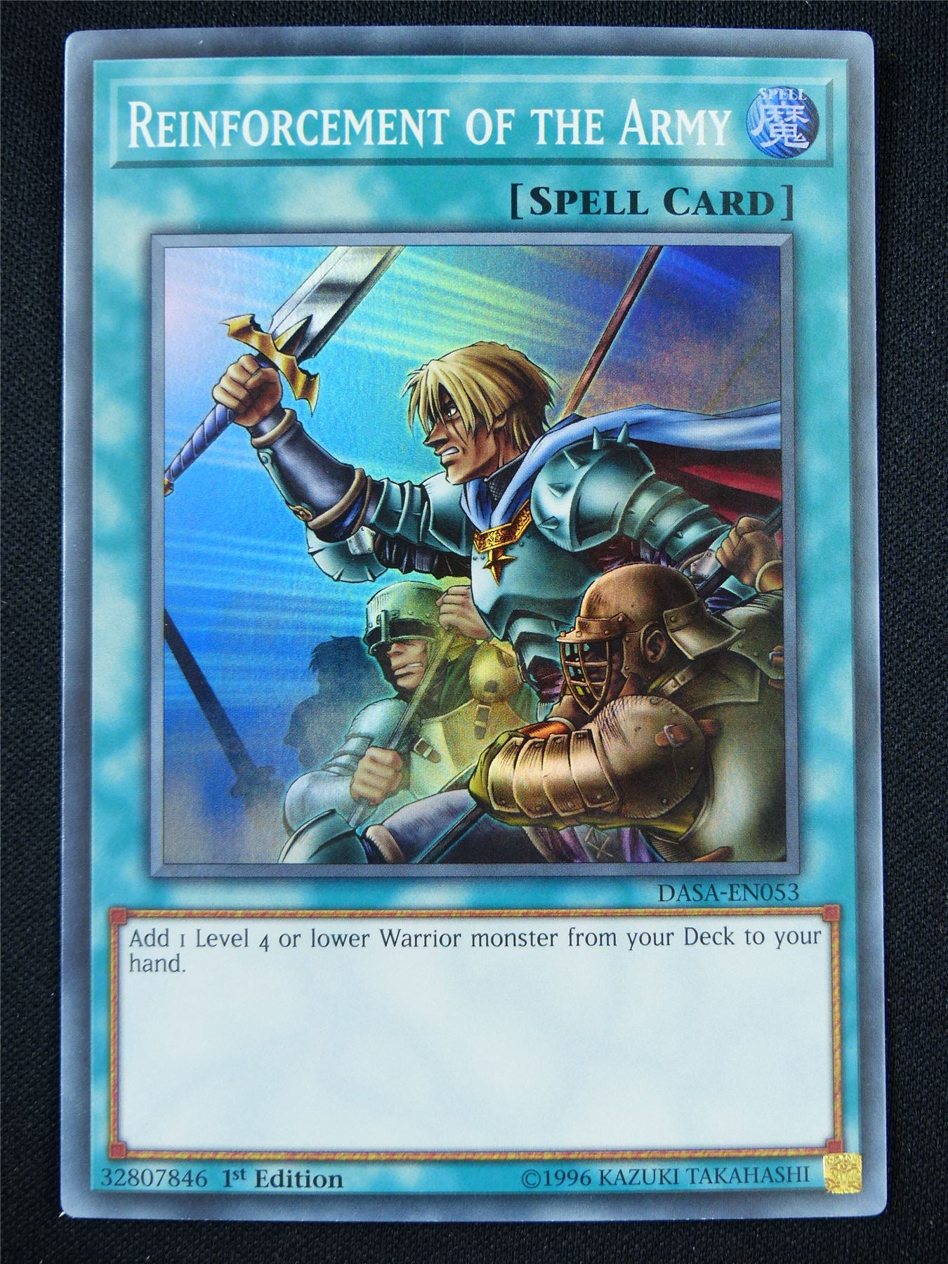 Reinforcement of the Army DASA Super Rare - 1st ed Yugioh Card #122