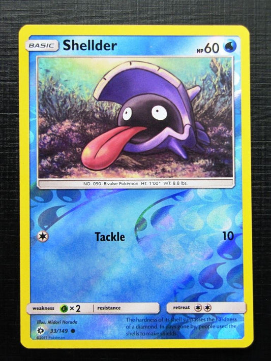 Pokemon Cards: SHELLDER 33/149 REVERSE HOLO # 25A70