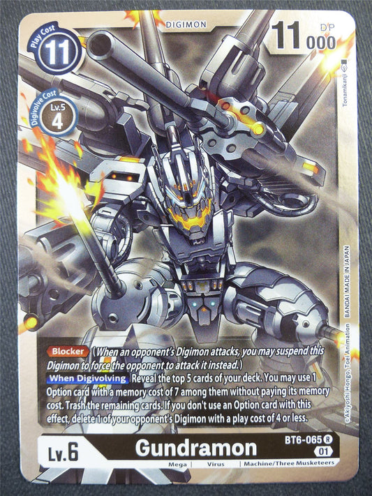 Gundramon BT6 R - Digimon Card #51D