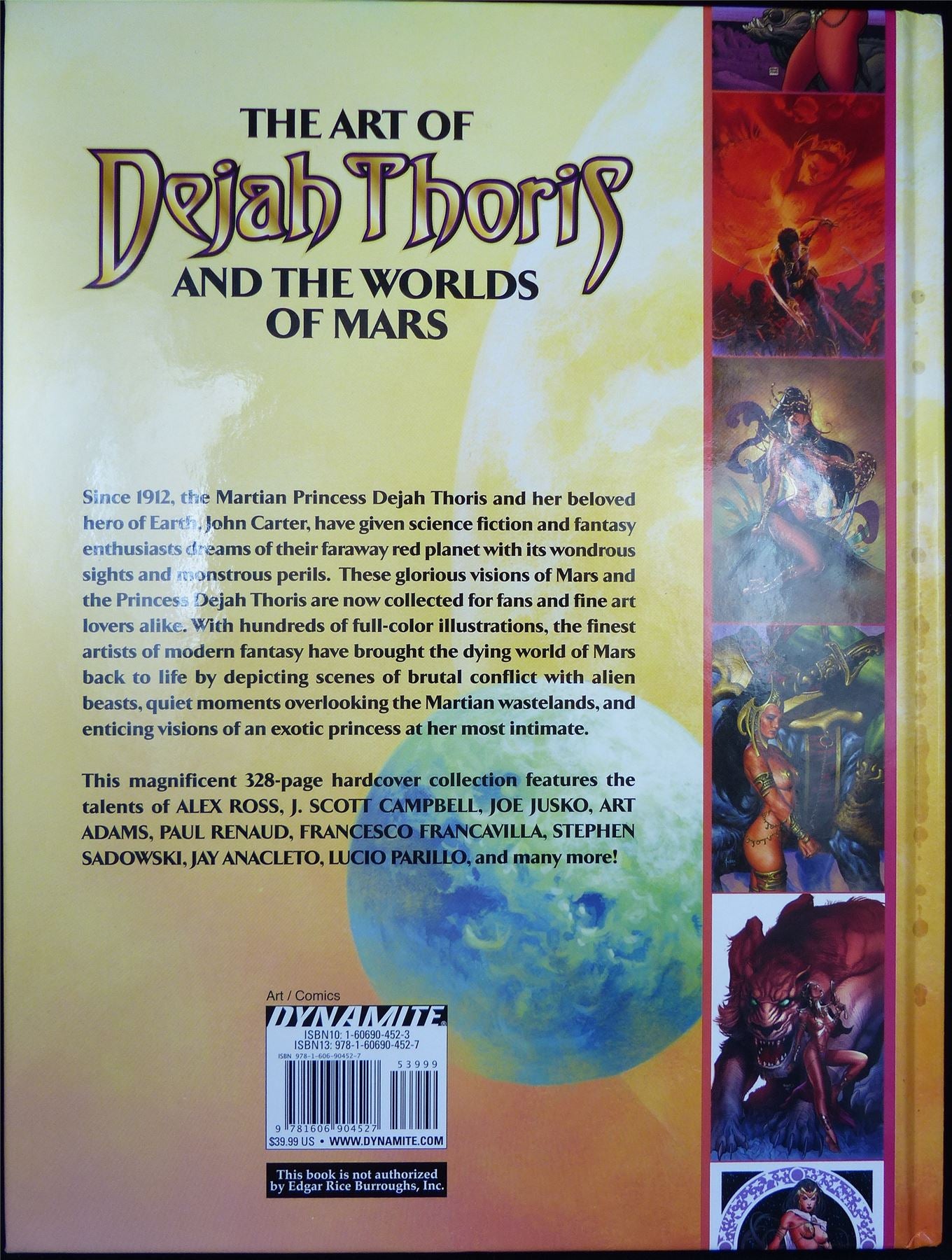 The Art of DEJAH Thoris and the Worlds of Mars - Dynamite Art Hardback #38R