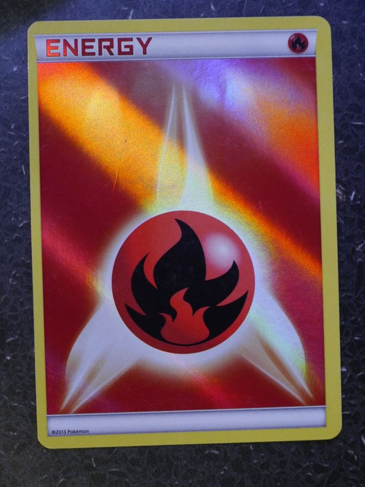 Pokemon Cards: FIRE ENERGY REVERSE HOLLOWS # 6B30