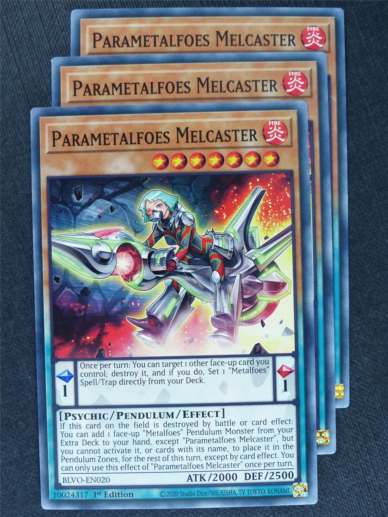 Parametalfoes Melcaster x3 - Yugioh Cards #YG