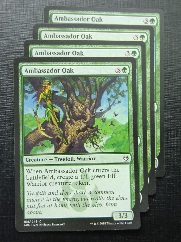 Ambassador Oak x4 - Masters 25 - Mtg Card # 10B62