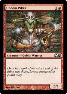 Mtg : 4x M12 Goblin Piker