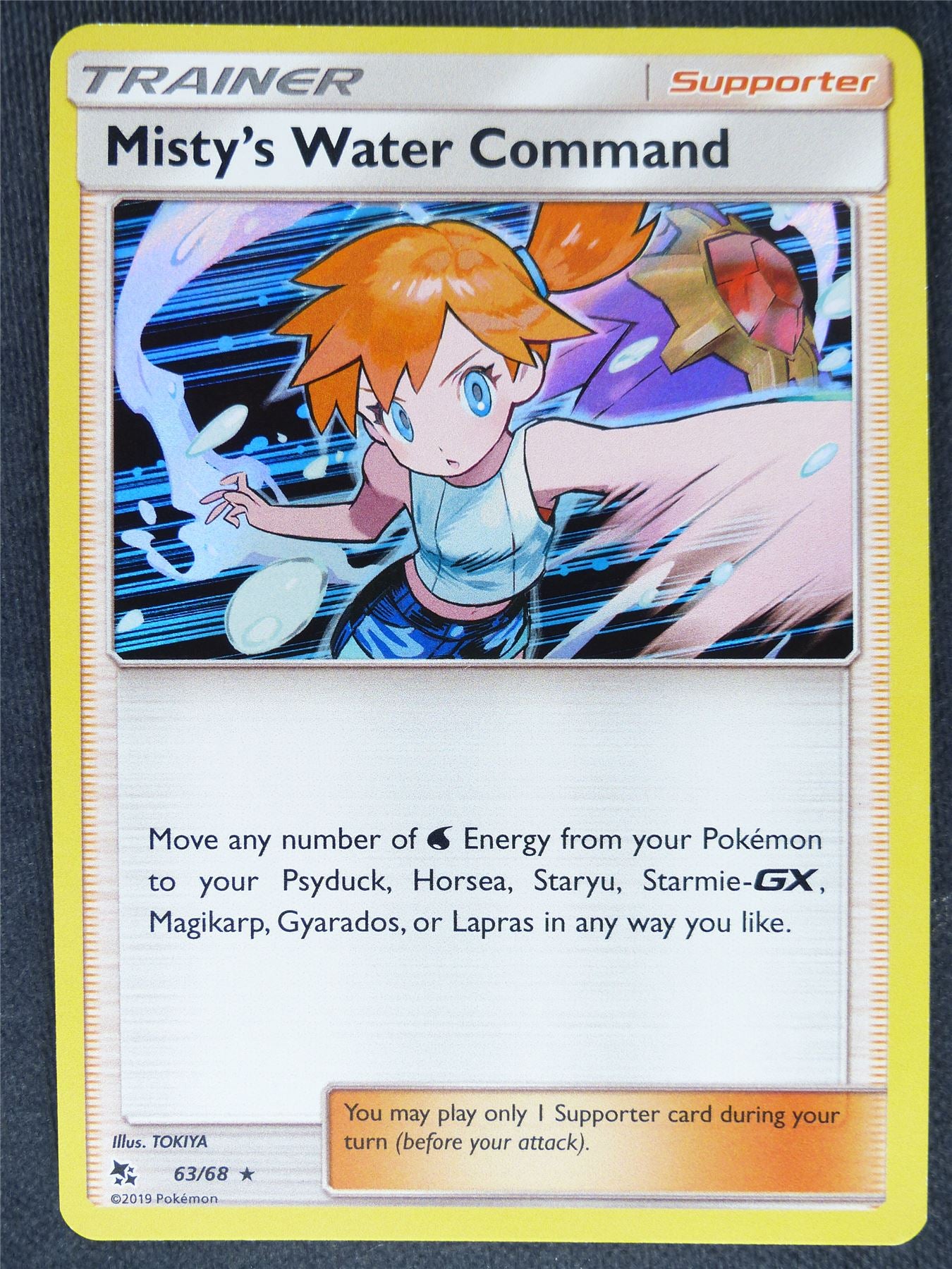 Misty's Water Command 63/68 Holo - Pokemon Cards #EP