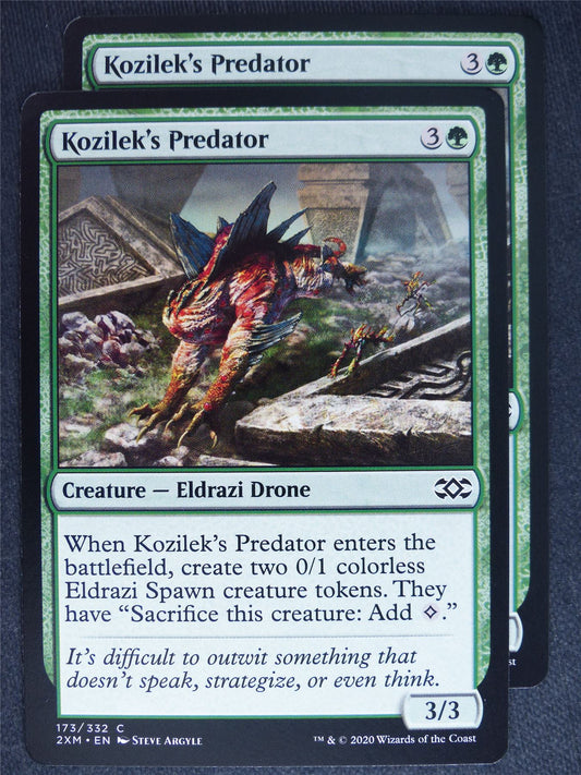 Kozilek's Predator x2 - Double Masters - Mtg Magic Cards #6L