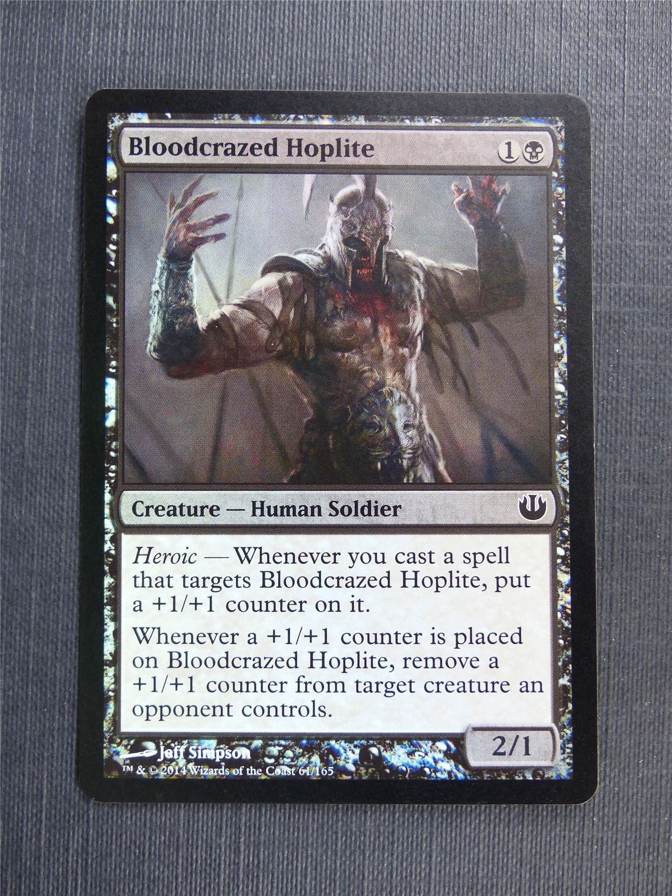 Bloodcrazed Hoplite Foil - Mtg Magic Cards #5BZ