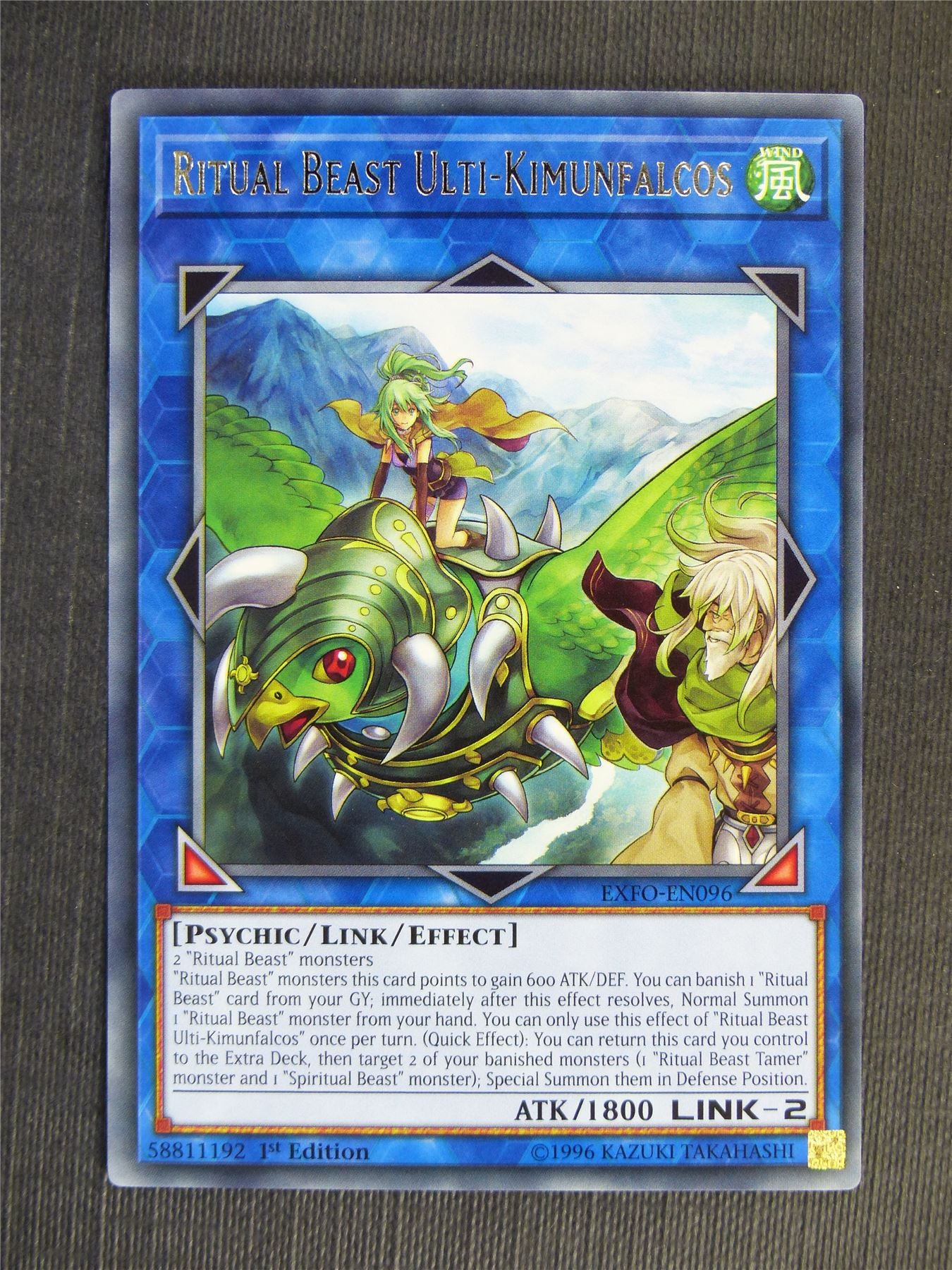 Ritual Beast Ulti-Kimunfalcos EXFO Rare - 1st ed - Yugioh Cards #TL