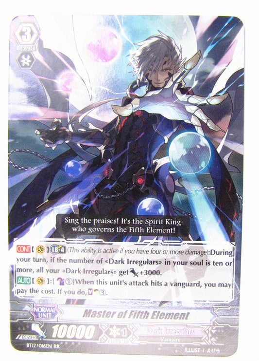 CardFight!! Vanguard - Master of Fifth Element BT12/016EN RR