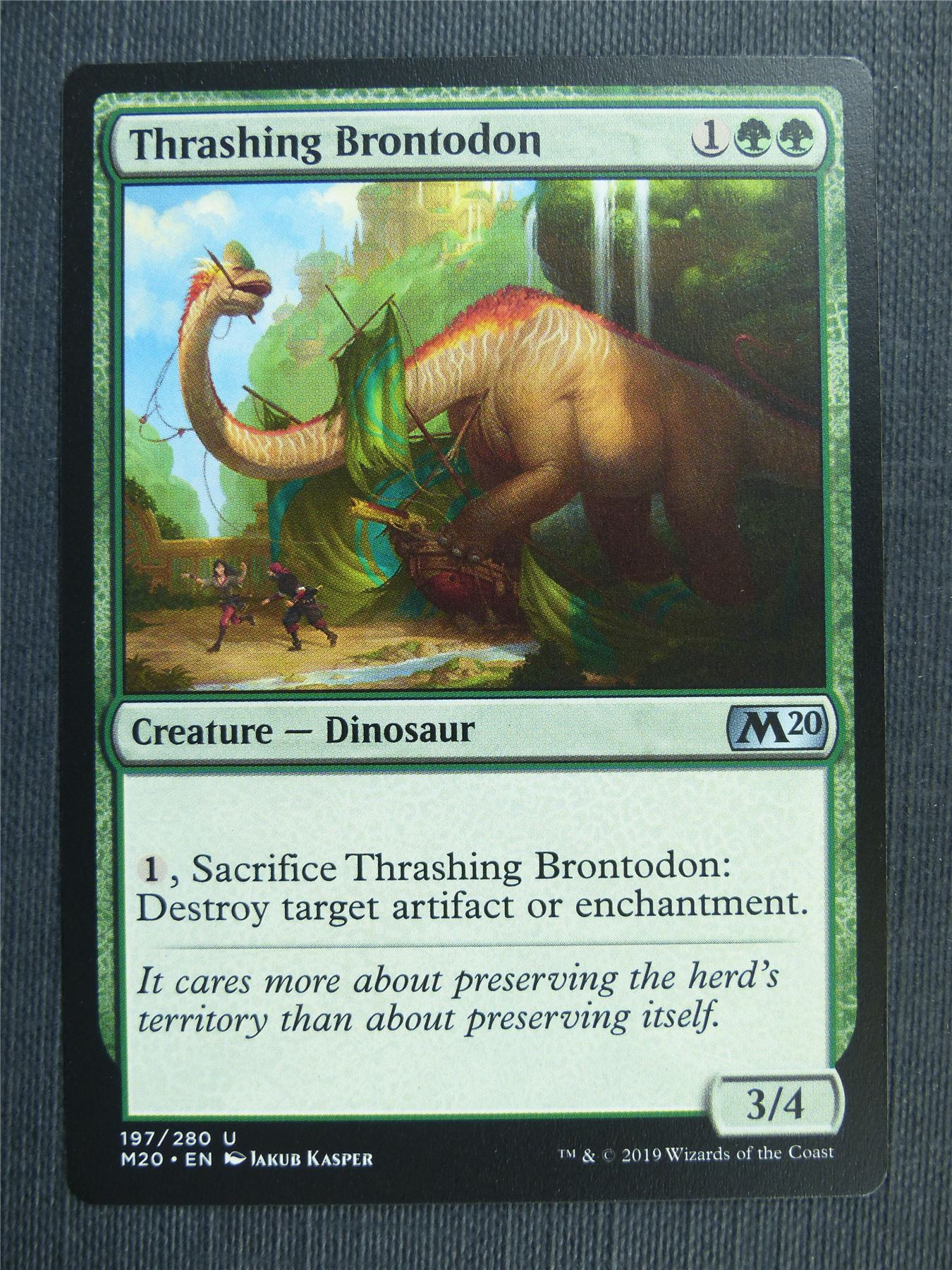 Thrashing Brontodon #3TZ