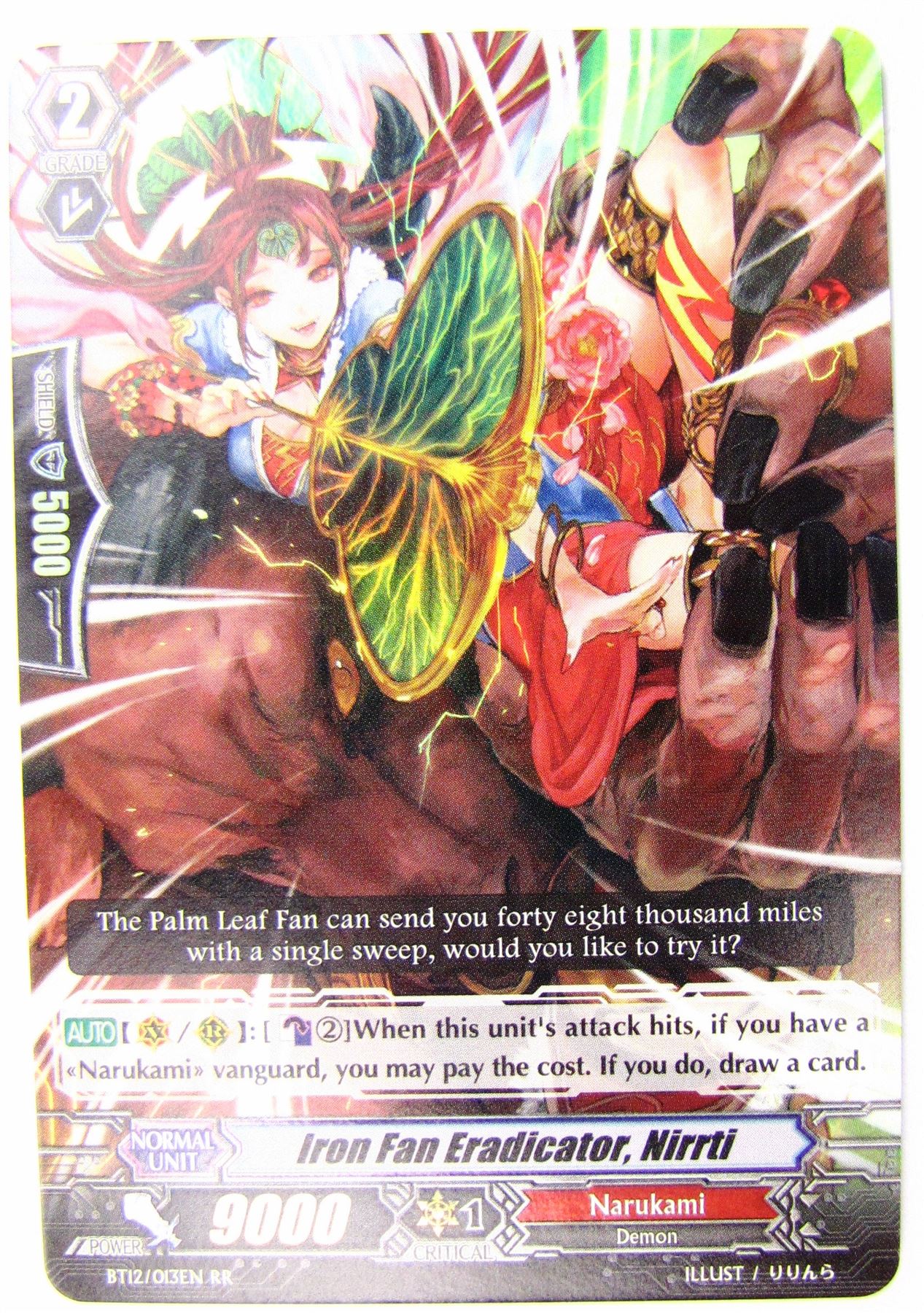 CardFight!! Vanguard - Iron Fan Eradicator, Nirrti BT12/013EN RR