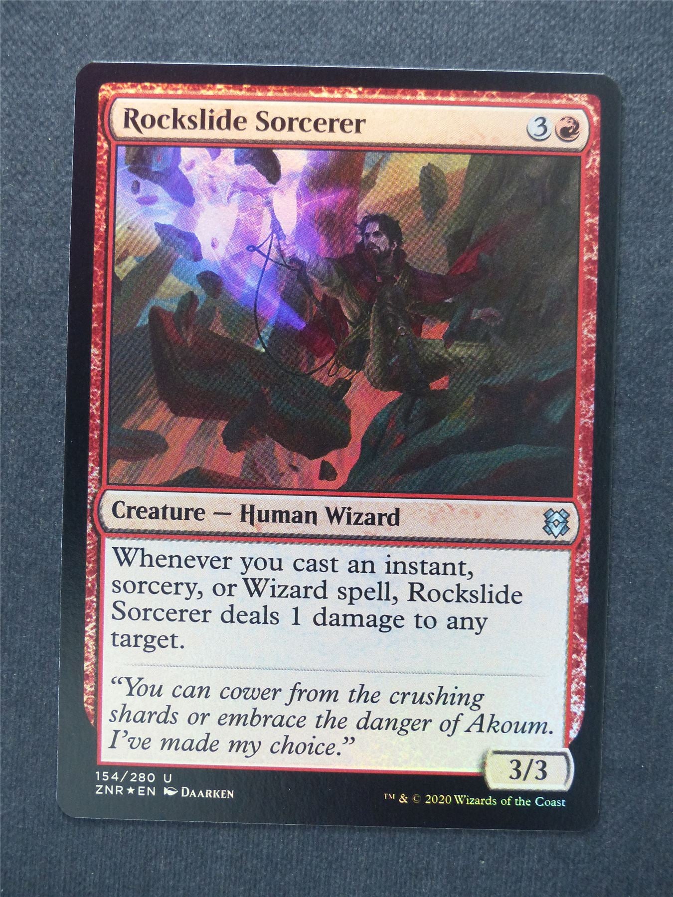 Rockslide Sorcerer Foil - Mtg Magic Cards #52