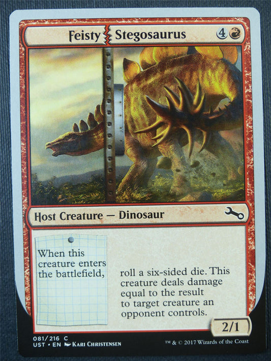 Feisty Stegosaurus - Unstable - Mtg Card #5P0