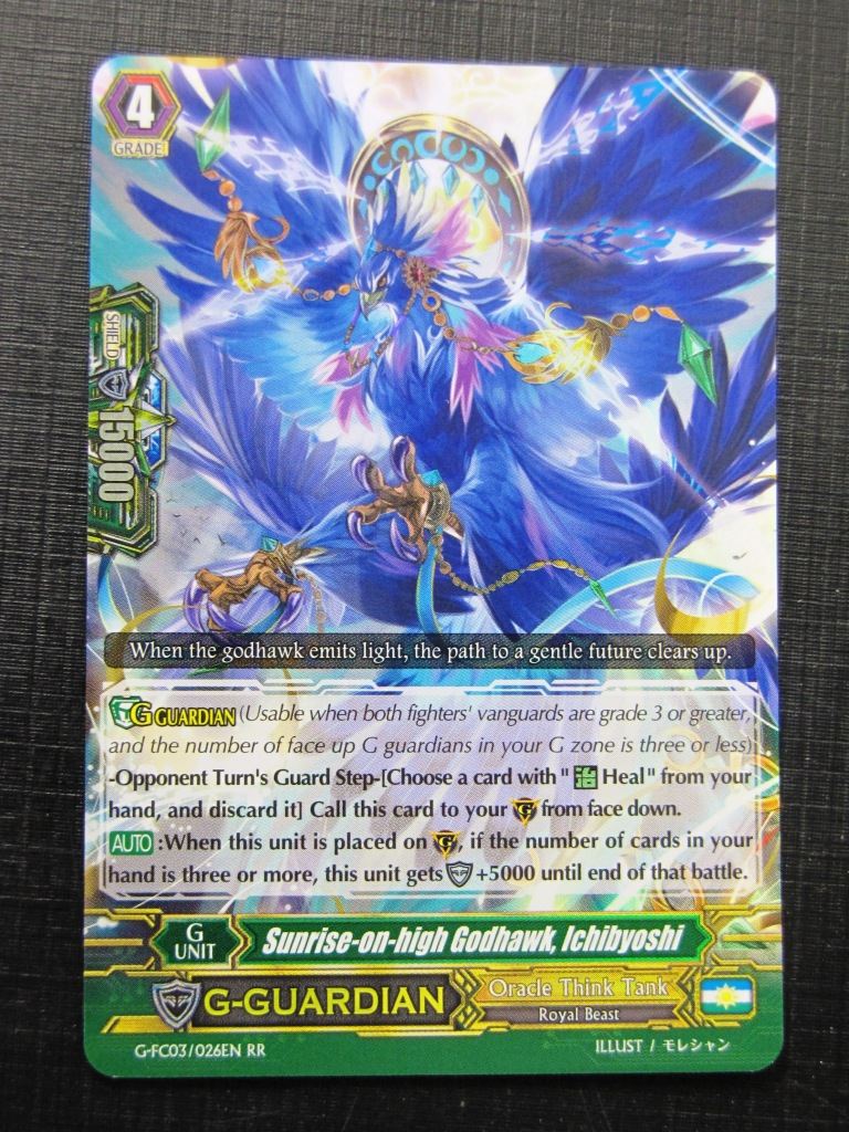 Sunrise-on-High Godhawk Ichibyoshi G-FC03 RR - Vanguard Card # 8H20