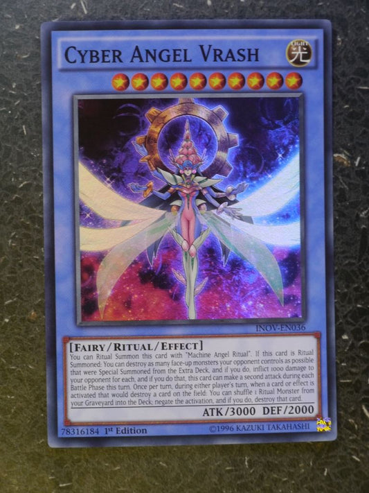 Yugioh Cards: CYBER ANGEL VRASH INOV SUPER RARE # 8E7