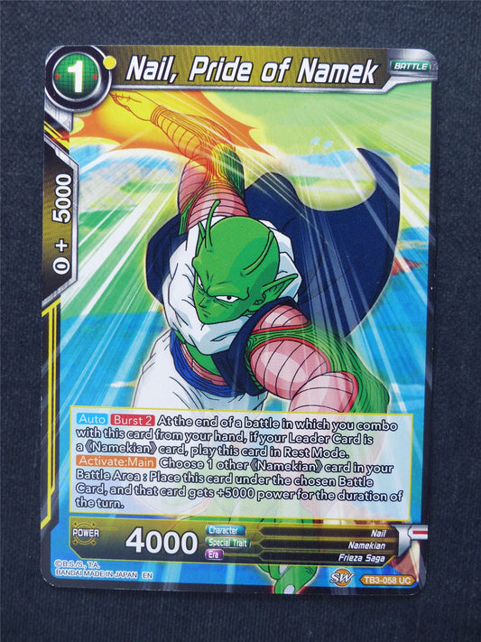 Nail Pride of Namek - Dragon Ball Super Cards #E9