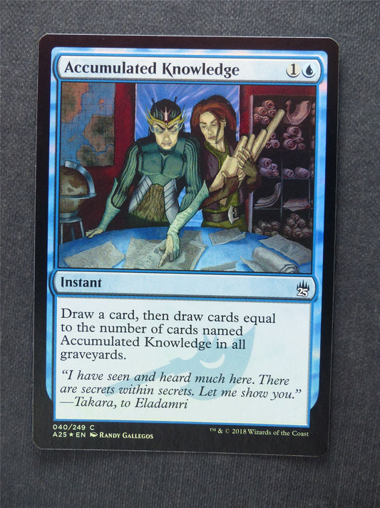 Accumulated Knowledge Foil - Mtg Magic Cards #128