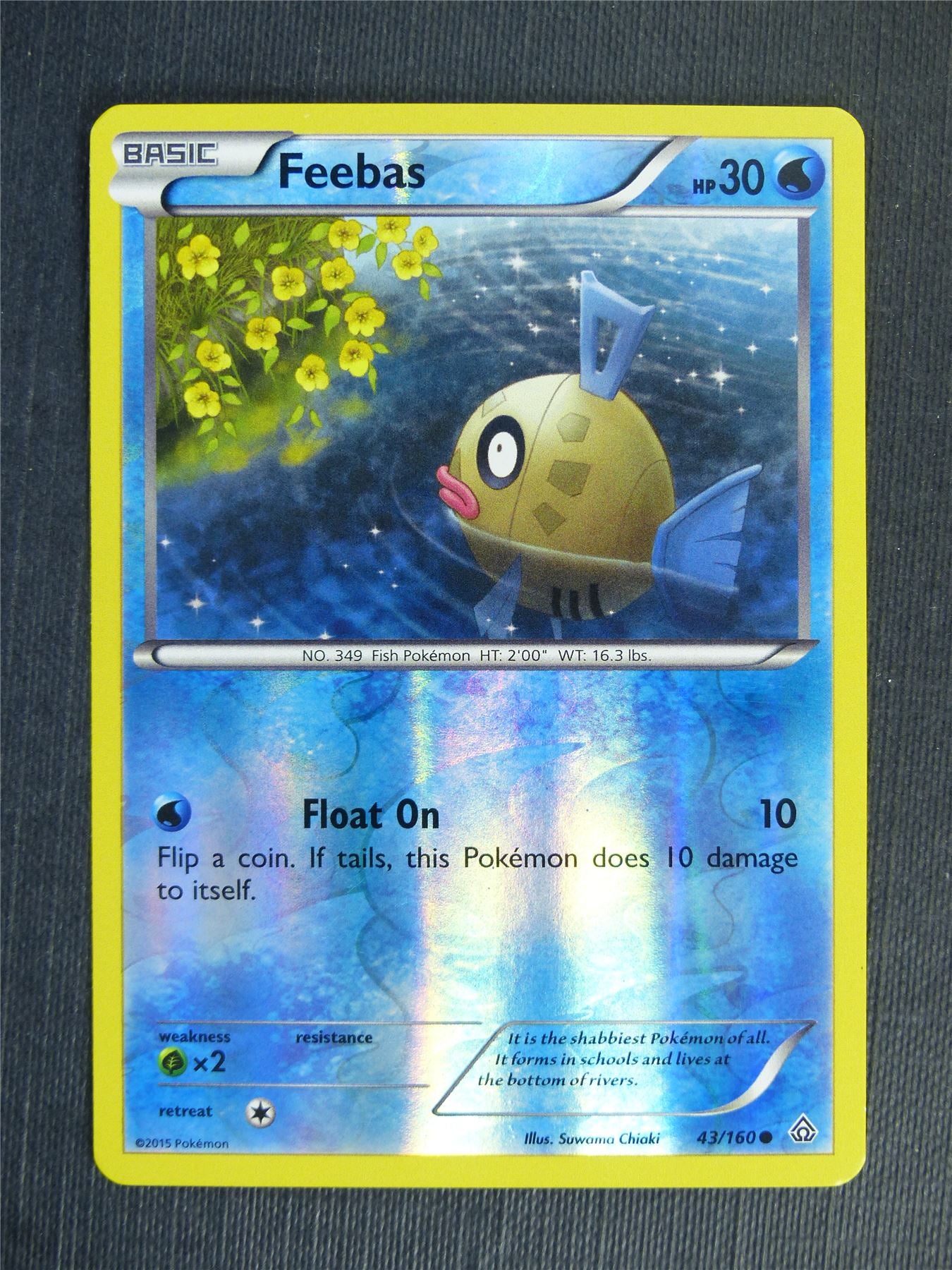 Feebas 43/160 Reverse Holo - Pokemon Cards #2FC