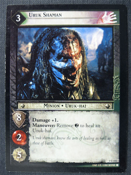 Uruk Shaman 1 C 152 - LotR Card #4AW