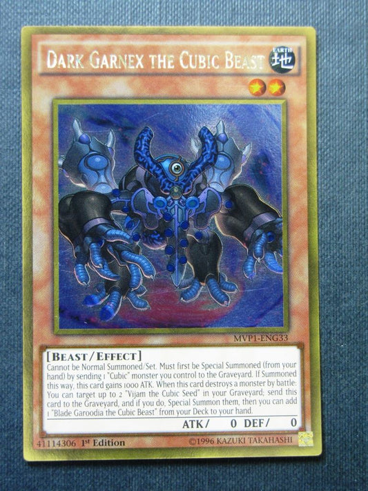 Dark Garnex The Cubic Beast MVP1 Gold Rare - 1st ed - Yugioh Cards #155