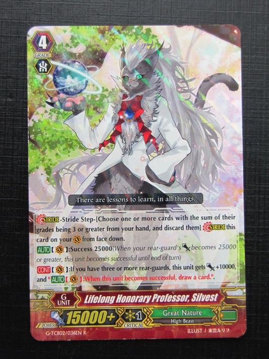 Vanguard Cards: LIFELONG HONORARY PROFESSOR SILVEST G-TCB02 R played # 26J62