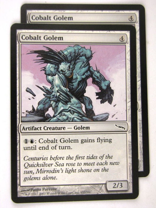 MTG Magic: the Gathering Cards: COBALT GOLEM x2: MRD
