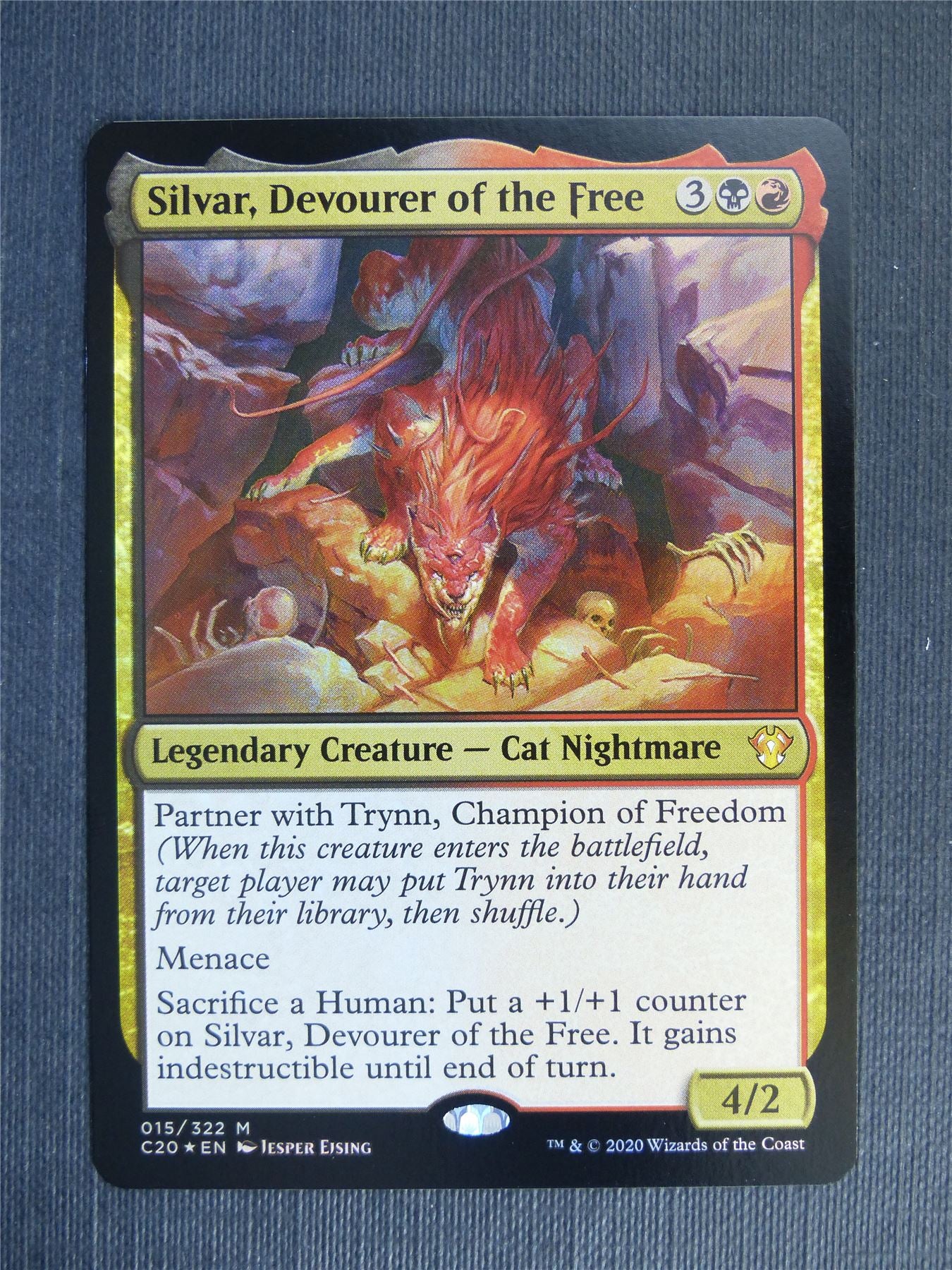 Silvar Devourer of the Free Foil - C20 - Mtg Card