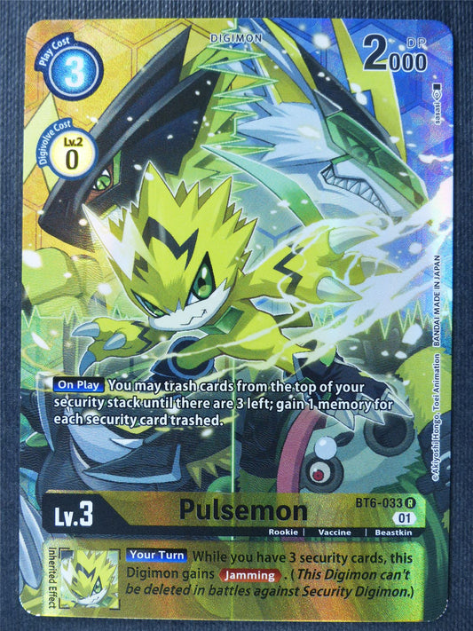 Pulsemon BT6-033 R alt art - Digimon Card #26D