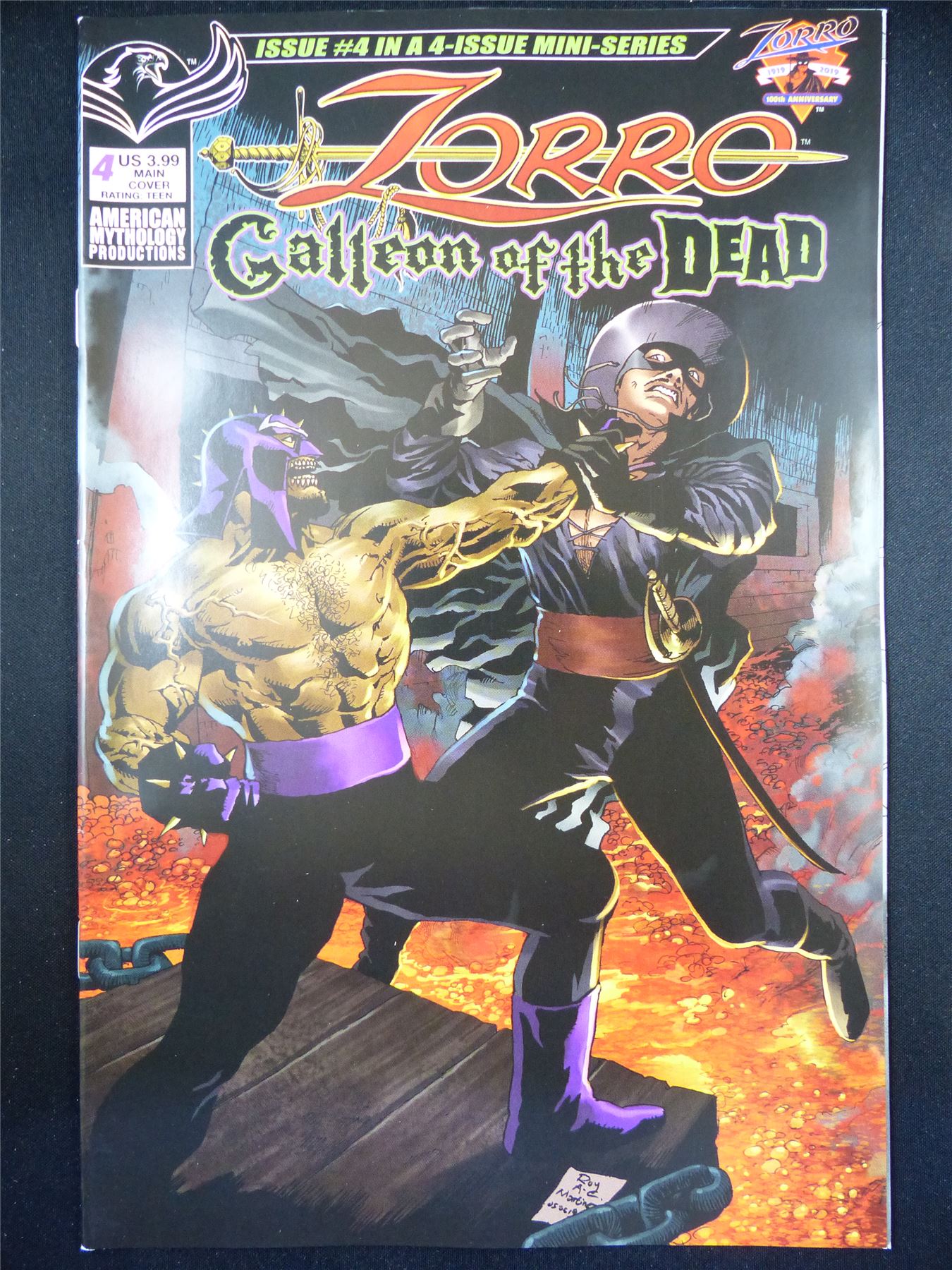 ZORRO:  Galleon of the Dead #4 - Jan 2023 Mythology Comic #1T9