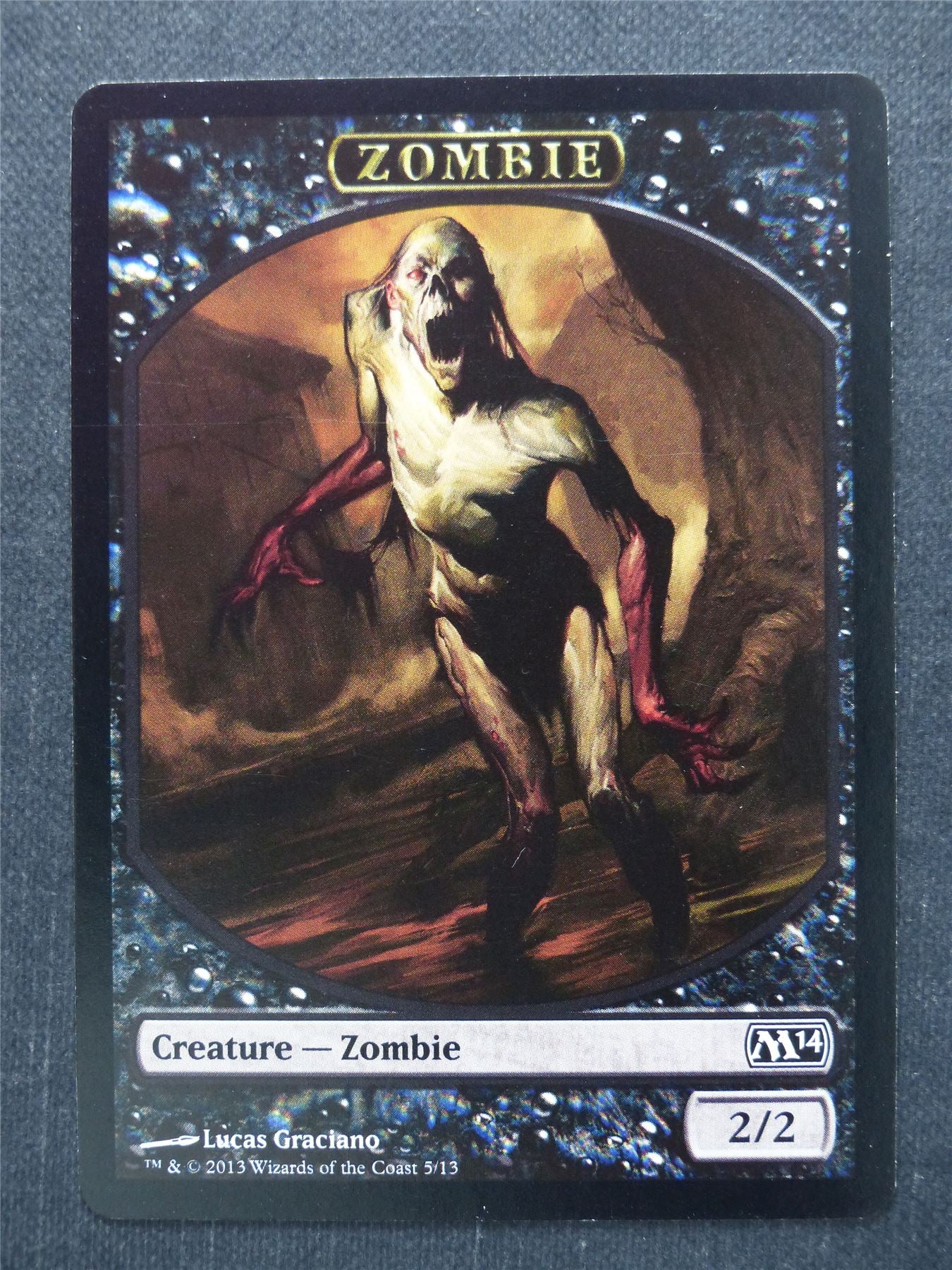 Zombie Token - Mtg Magic Card #9P