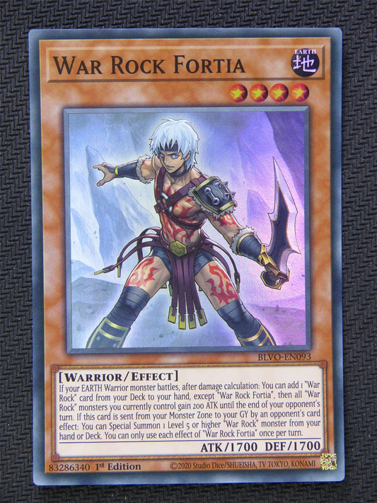 War Rock Fortia BLVO - Super Rare - Yugioh Card #5TG