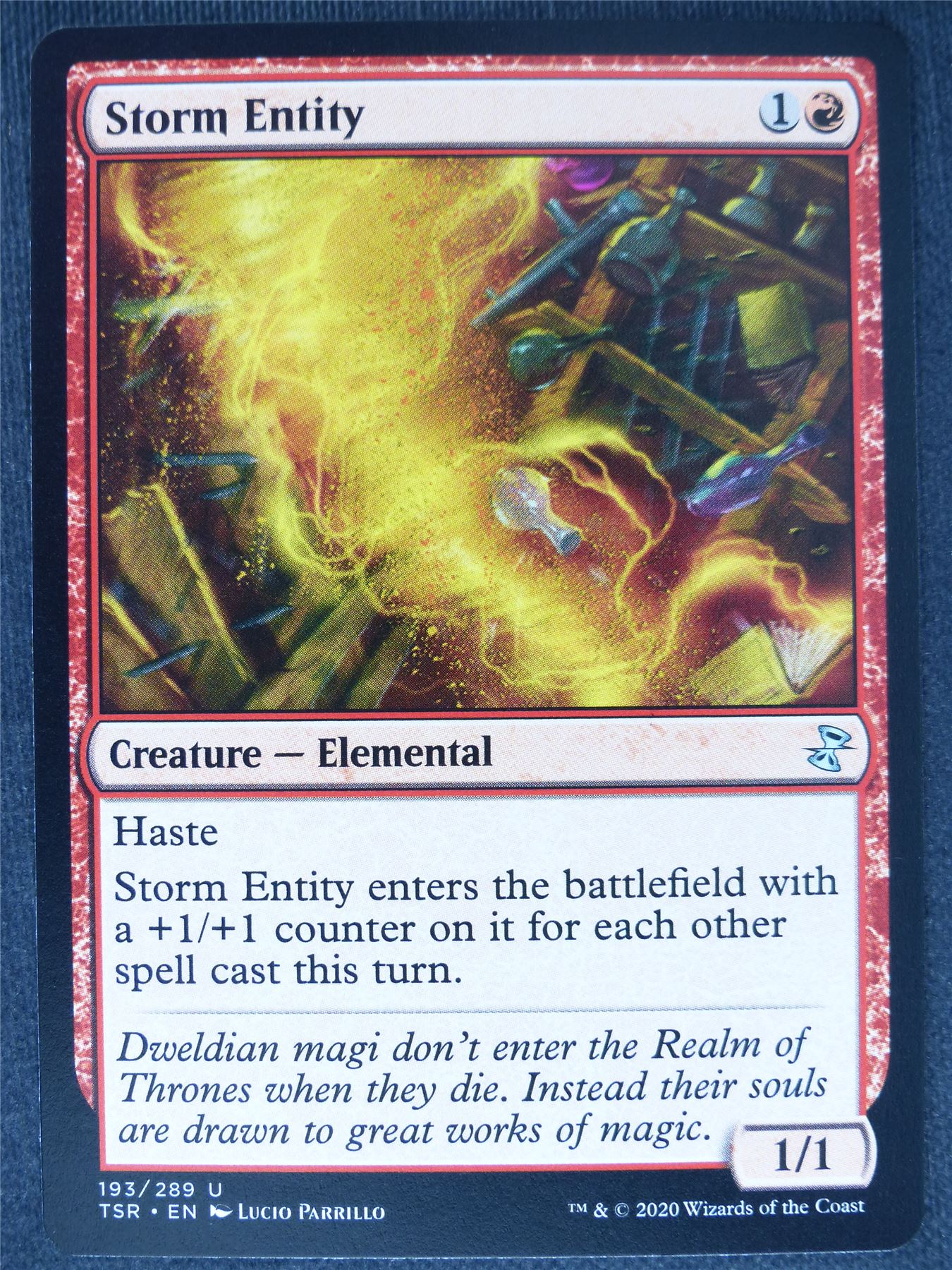 Storm Entity - Remastered - Mtg Magic Cards #SR