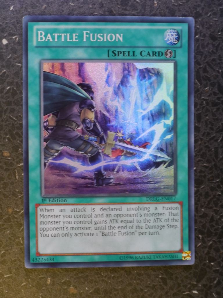 Yugioh Cards: BATTLE FUSSION DRLG SUPER RARE # 3H23