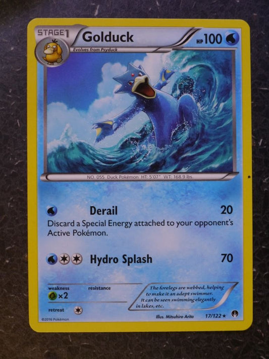 Pokemon Cards: GOLDUCK 17/122 RARE # 6A71