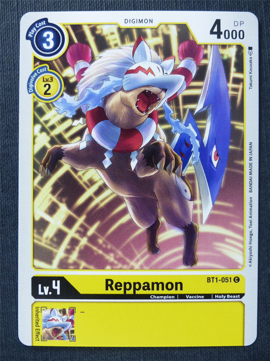 Reppamon BT1-051 C - Digimon Cards #S5