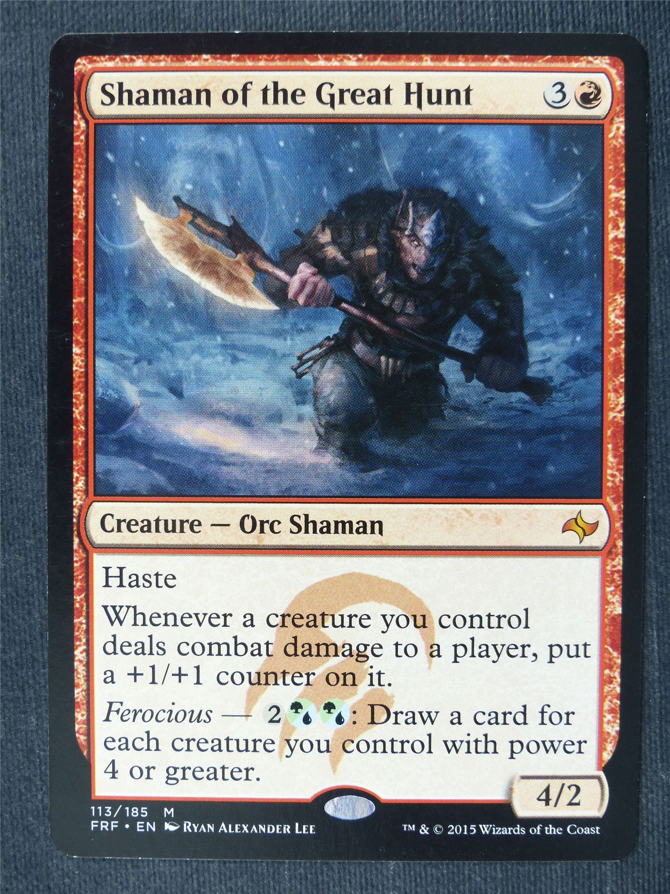 Shaman of the Great Hunt - Mtg Magic Cards #3Z2