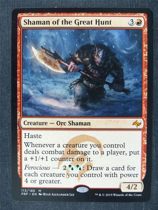 Shaman of the Great Hunt - Mtg Magic Cards #3Z2