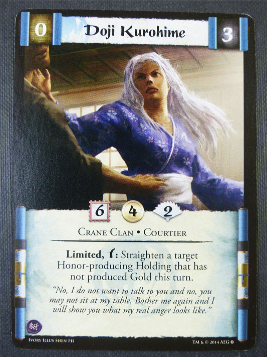 Doji Kurohime - L5R Card #2A1