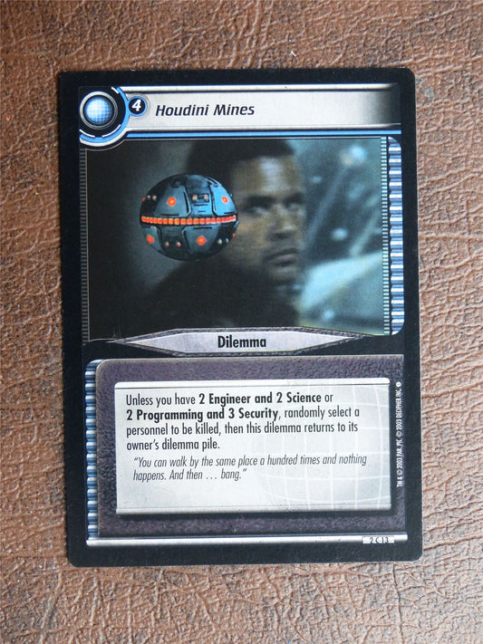 Houdini Mines - Star Trek CCG TCG Card #VX