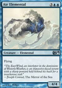 Mtg Magic Card: M10 : Air Elemental